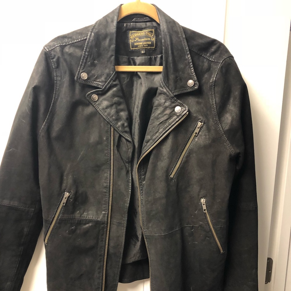 Urban outfitters x members only biker jacket